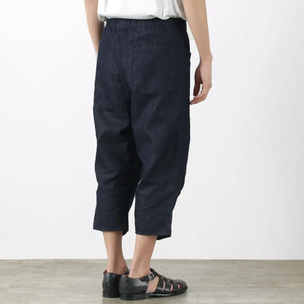 JAPAN BLUE JEANS / RJB7570 Cotton Linen Denim Knicker Trousers