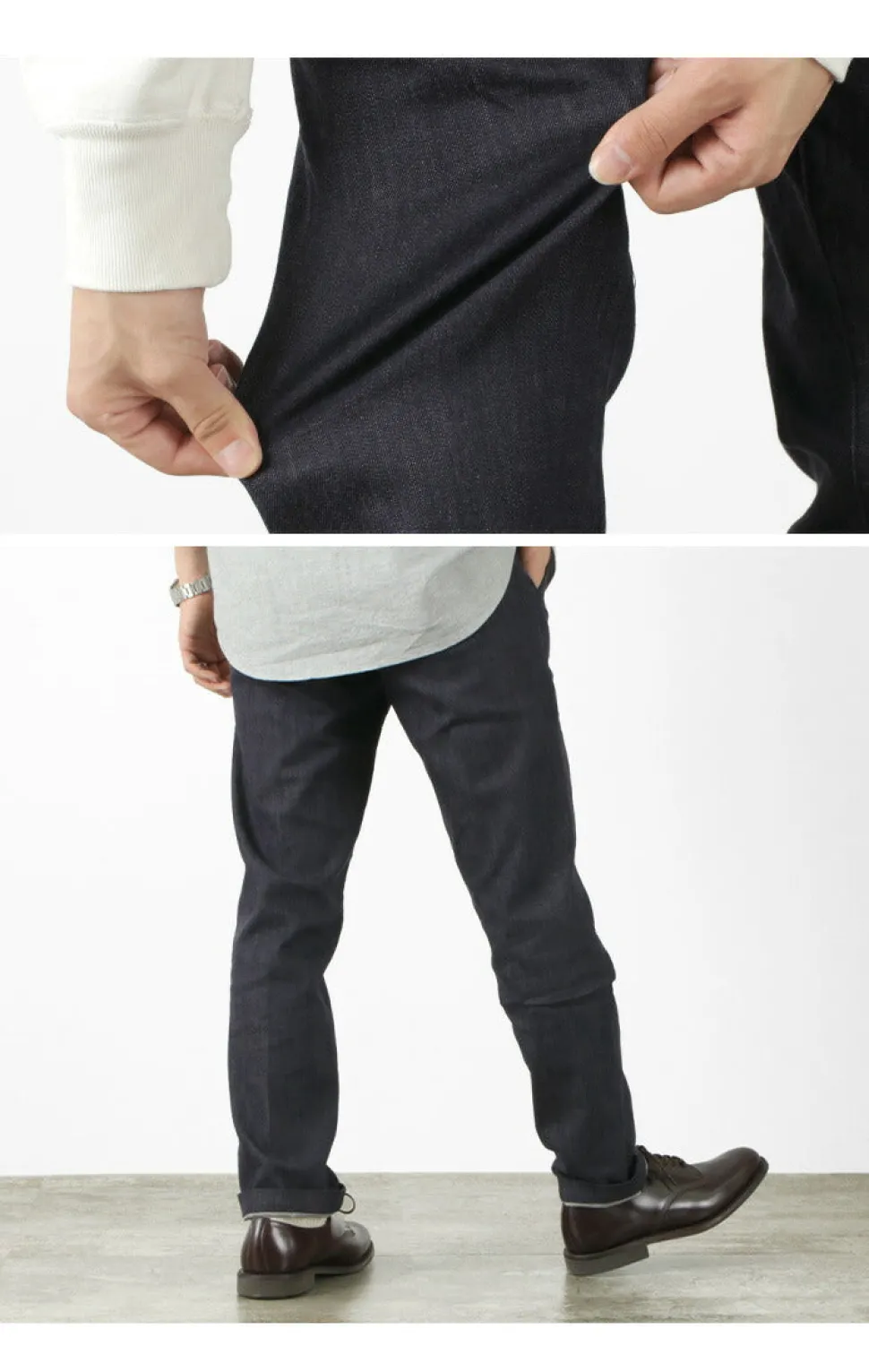 JAPAN BLUE JEANS / RJB4691 Shin Denim 8.5oz Officer Tapered Trouser Pants