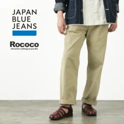 JAPAN BLUE JEANS / RJB802012oz selvedge chino 1-tuck wide trousers