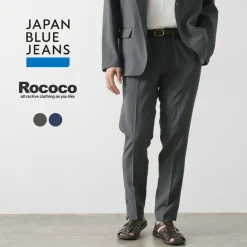 JAPAN BLUE JEANS / seersucker summer officer trousers