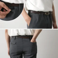 JAPAN BLUE JEANS / seersucker summer officer trousers