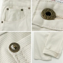 JAPAN BLUE JEANS / Straight pique pants