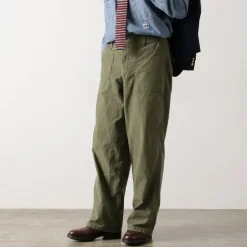 JAPAN BLUE JEANS / Wide Baker Pants Sulphur-dyed Back Satin