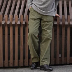 JAPAN BLUE JEANS / Wide Baker Pants Sulphur-dyed Back Satin