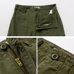 JAPAN BLUE JEANS / Wide Baker Pants Sulphur-dyed Back Satin