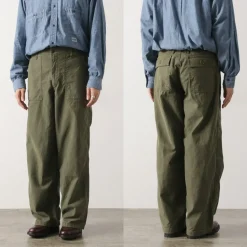 JAPAN BLUE JEANS / Wide Baker Pants Sulphur-dyed Back Satin