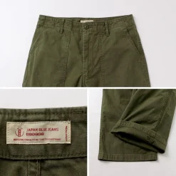 JAPAN BLUE JEANS / Wide Baker Pants Sulphur-dyed Back Satin