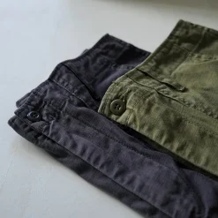 JAPAN BLUE JEANS / Wide Baker Pants Sulphur-dyed Back Satin