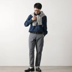 JAPAN BLUE JEANS / Wide Tapered Hickory Pants
