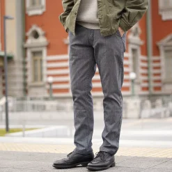 JAPAN BLUE JEANS / Wide Tapered Hickory Pants