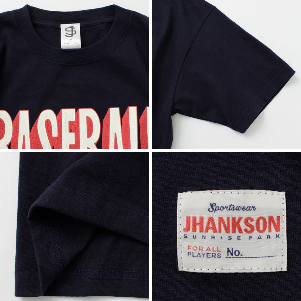 JHANKSON / BASE BALL short sleeve T-shirt