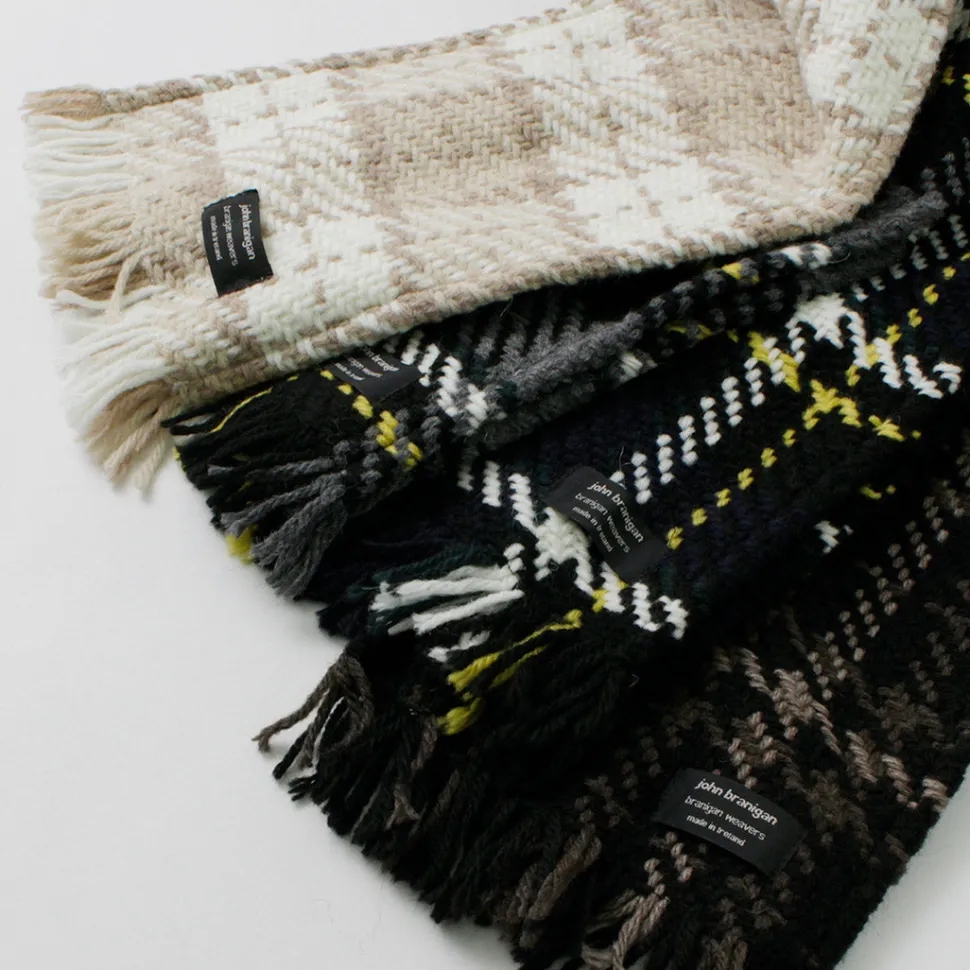 JOHN BRANIGAN / Irish Tweed Knit Scarf Scarf