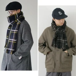 JOHN BRANIGAN / Irish Tweed Knit Scarf Scarf