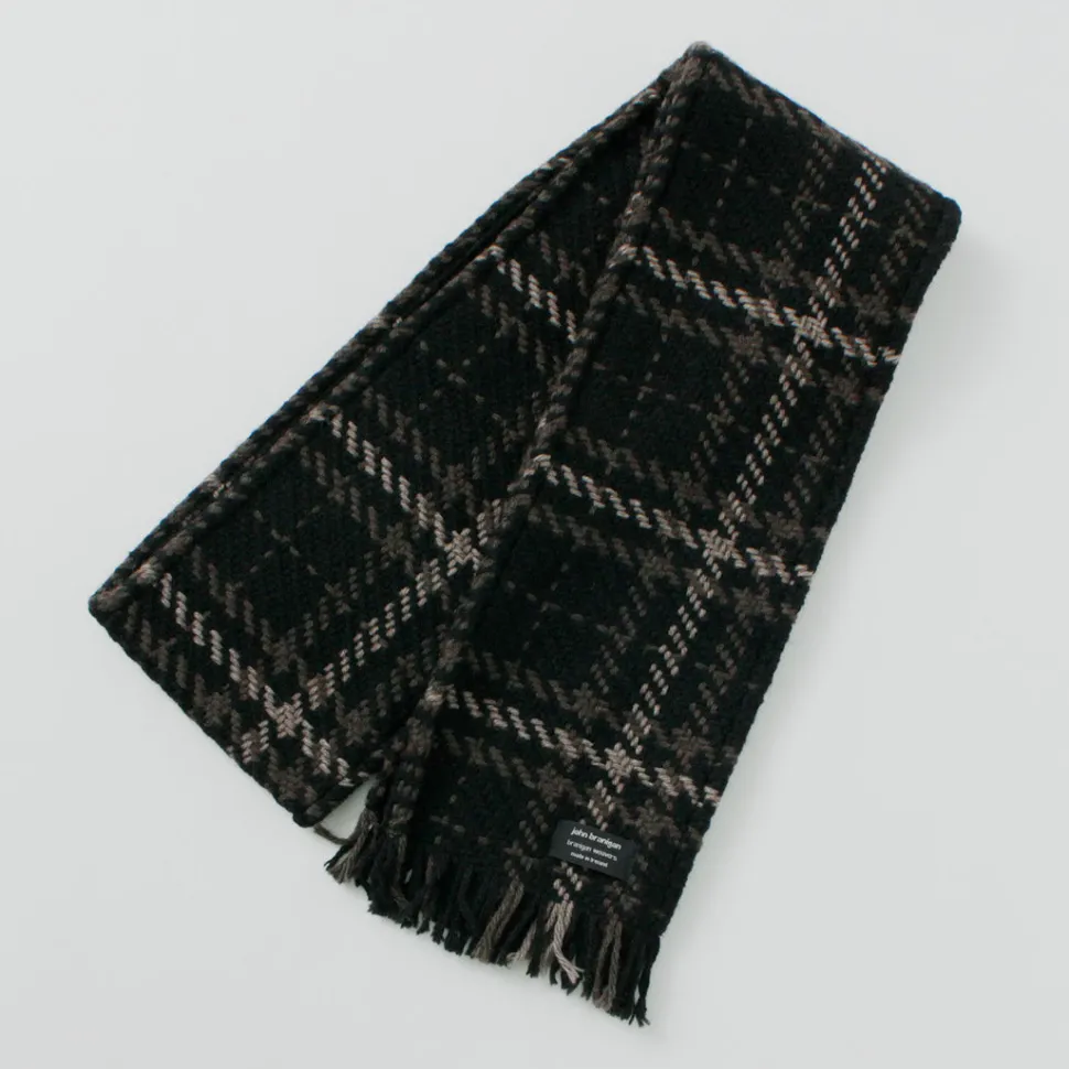 JOHN BRANIGAN / Irish Tweed Knit Scarf Scarf