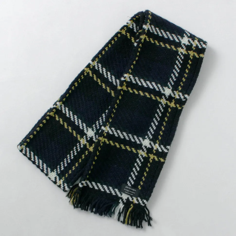 JOHN BRANIGAN / Irish Tweed Knit Scarf Scarf