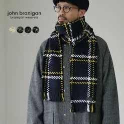 JOHN BRANIGAN / Irish Tweed Knit Scarf Scarf