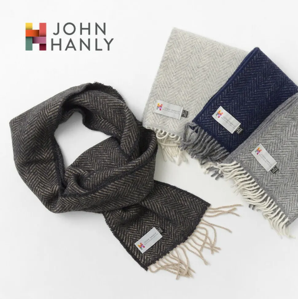 JOHN HANLY / Merino Cashmere Scarf