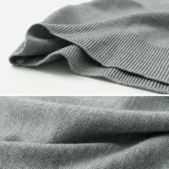 JOHN SMEDLEY / Merino Wool 24 Gauge Mock Neck Knit