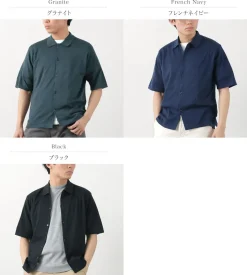 JOHN SMEDLEY / Sea Island Cotton 30 Gauge Knit Shirt
