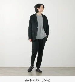 JOHN SMEDLEY / Sea Island Cotton 30 Gauge Crew Neck Knit