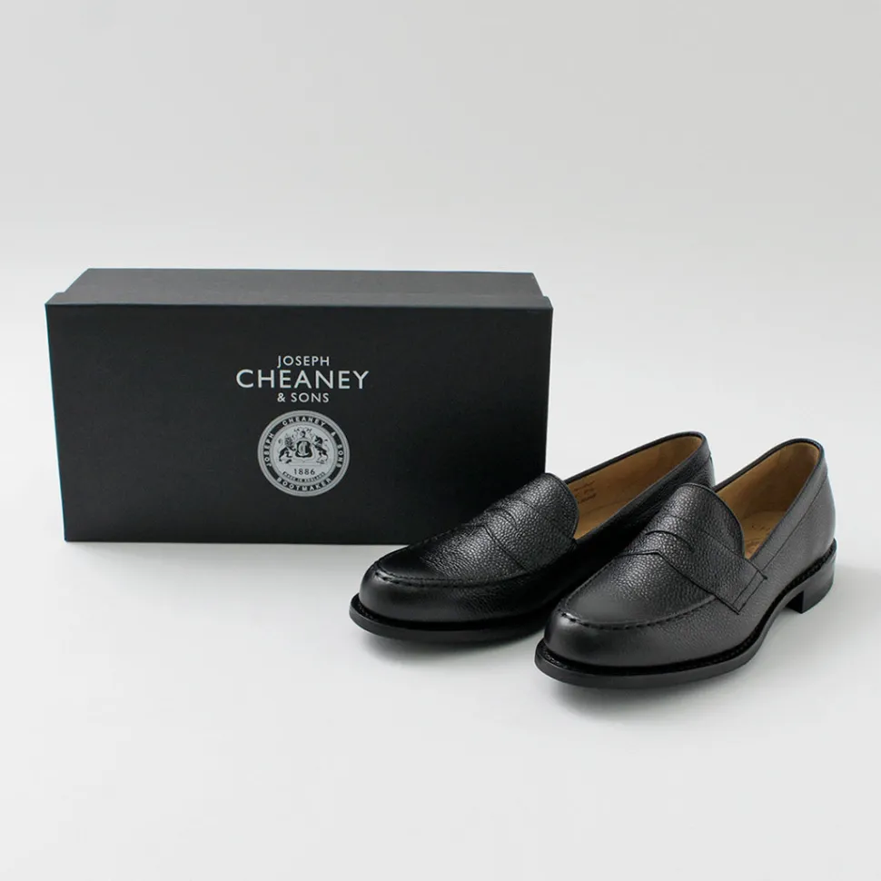 JOSEPH CHEANEY / Howard R Coin Loafer Grained Calf