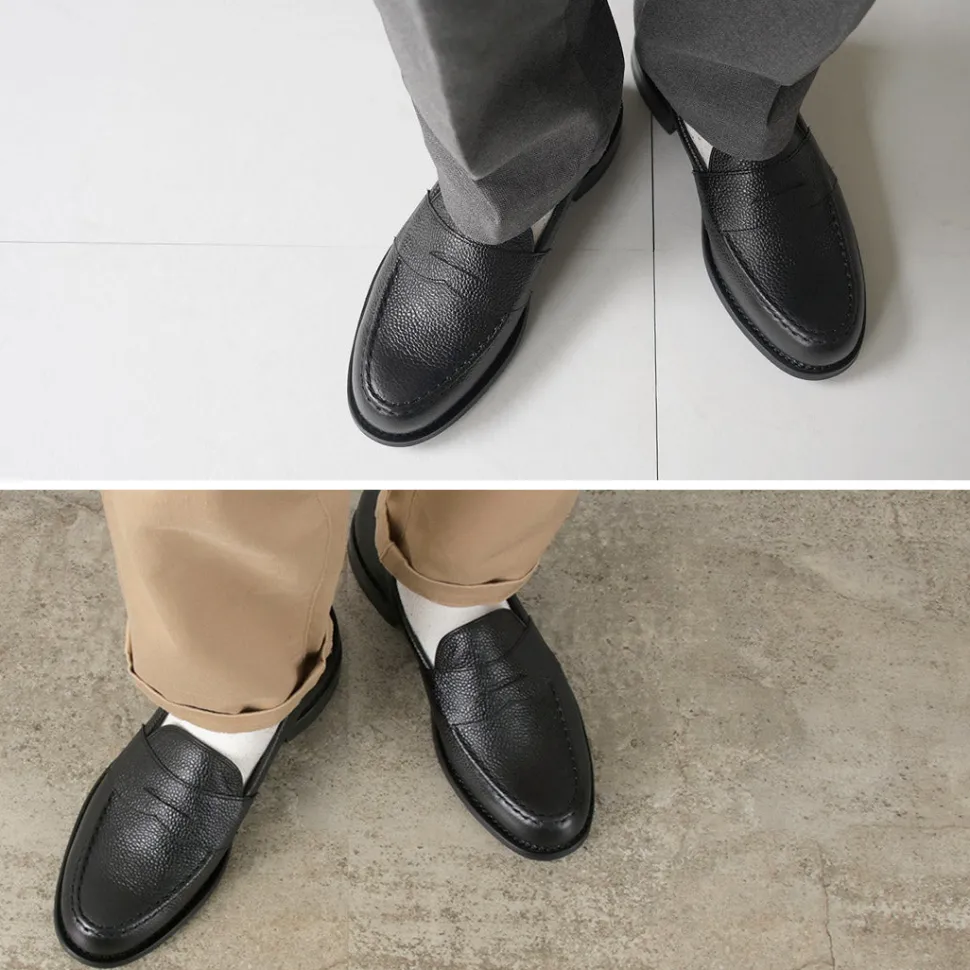 JOSEPH CHEANEY / Howard R Coin Loafer Grained Calf