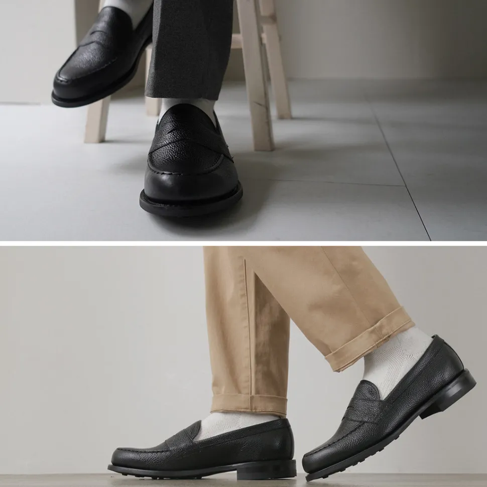 JOSEPH CHEANEY / Howard R Coin Loafer Grained Calf