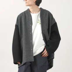 KELEN / Collarless Egg Jacket