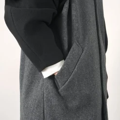 KELEN / Collarless Egg Jacket