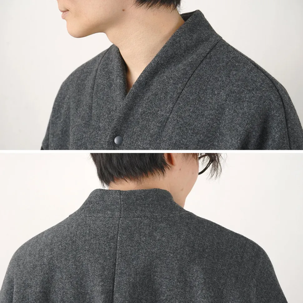 KELEN / Collarless Egg Jacket