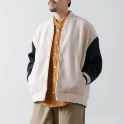 KELEN / Collarless Egg Jacket