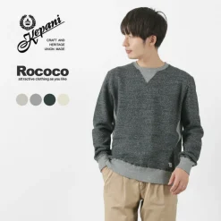 KEPANI / Crew Neck Set-In Sleeve Sweatshirt