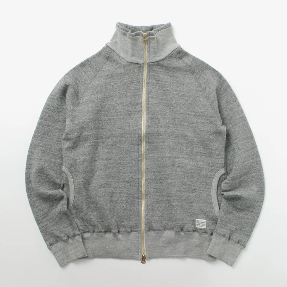 KEPANI / Great Smoky Raffybrushed-lining stand neck sweatshirt jacket