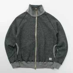 KEPANI / Great Smoky Raffybrushed-lining stand neck sweatshirt jacket