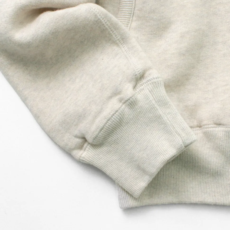 KEPANI / Great Smoky Raffybrushed-lining stand neck sweatshirt jacket