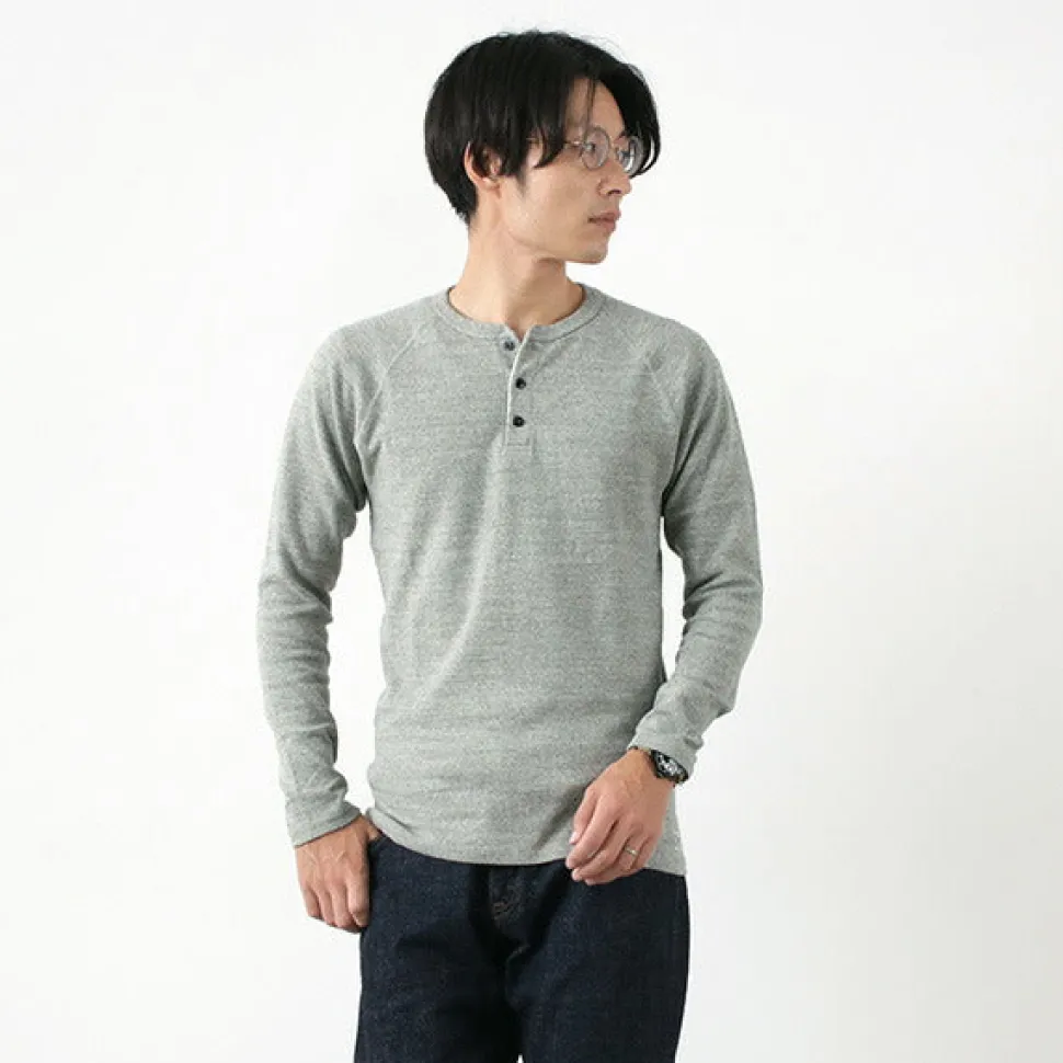 KEPANI / Henley neck long sleeve tee