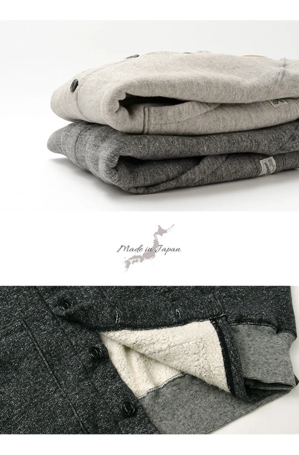 KEPANI / Honolulu / Hooded Sweatshirt Cardigan