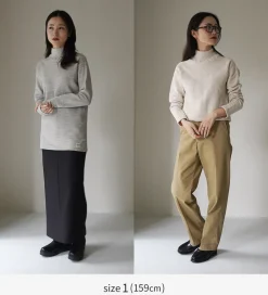 KEPANI / Mock Neck Sweatshirt