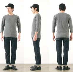KEPANI / Raffy Spun Milled 7/10 Sleeve T-Shirt