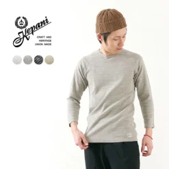 KEPANI / Raffy Spun Milled 7/10 Sleeve T-Shirt