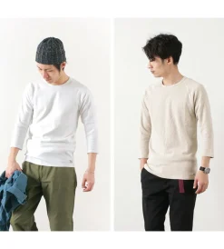KEPANI / Raffy Spun Milled 7/10 Sleeve T-Shirt