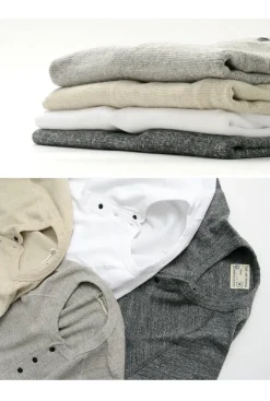 KEPANI / Raffy Spun Milled Henry Neck T-Shirt