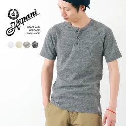 KEPANI / Raffy Spun Milled Henry Neck T-Shirt