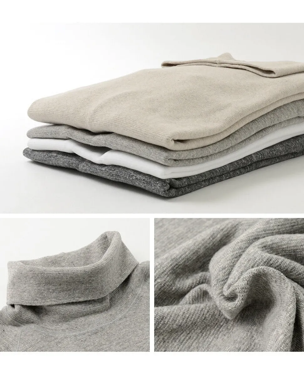 KEPANI / Raffy Stretch Fleece Turtleneck Long Sleeve Tee