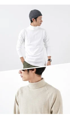 KEPANI / Raffy Stretch Fleece Turtleneck Long Sleeve Tee