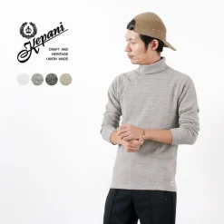 KEPANI / Raffy Stretch Fleece Turtleneck Long Sleeve Tee