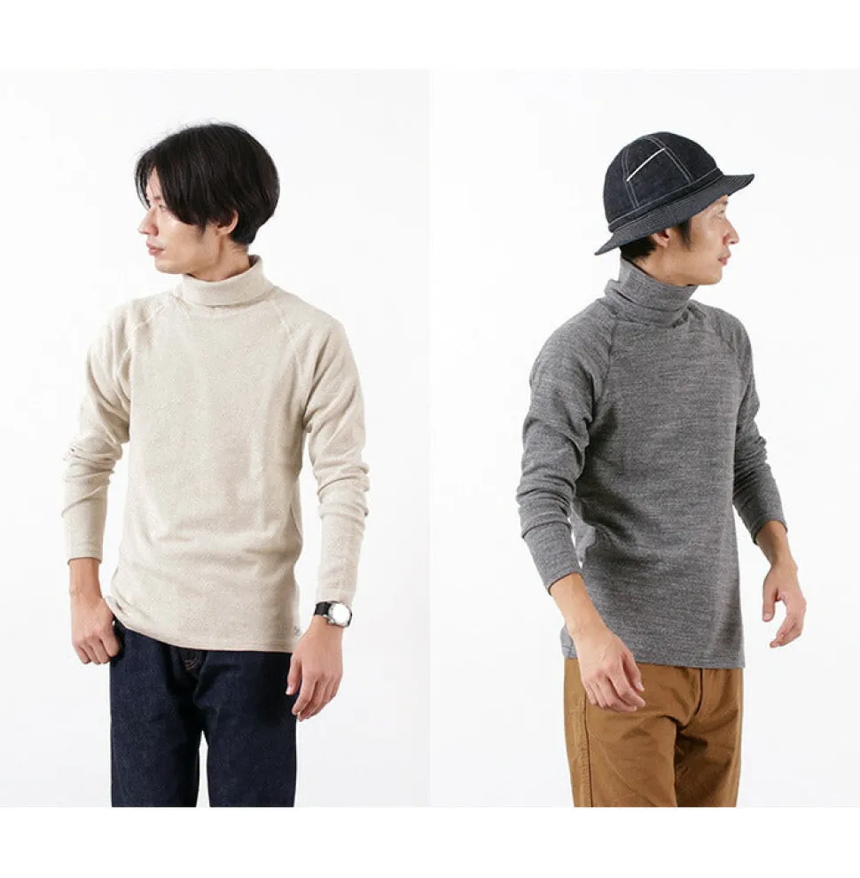 KEPANI / Raffy Stretch Fleece Turtleneck Long Sleeve Tee