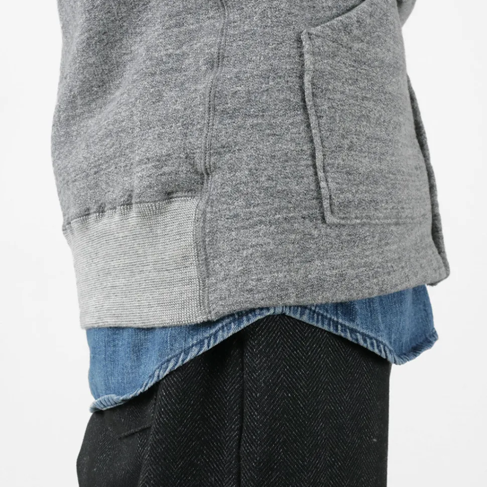 KEPANI / Sunset 2 Raffy brushed-lining sweatshirt cardigan