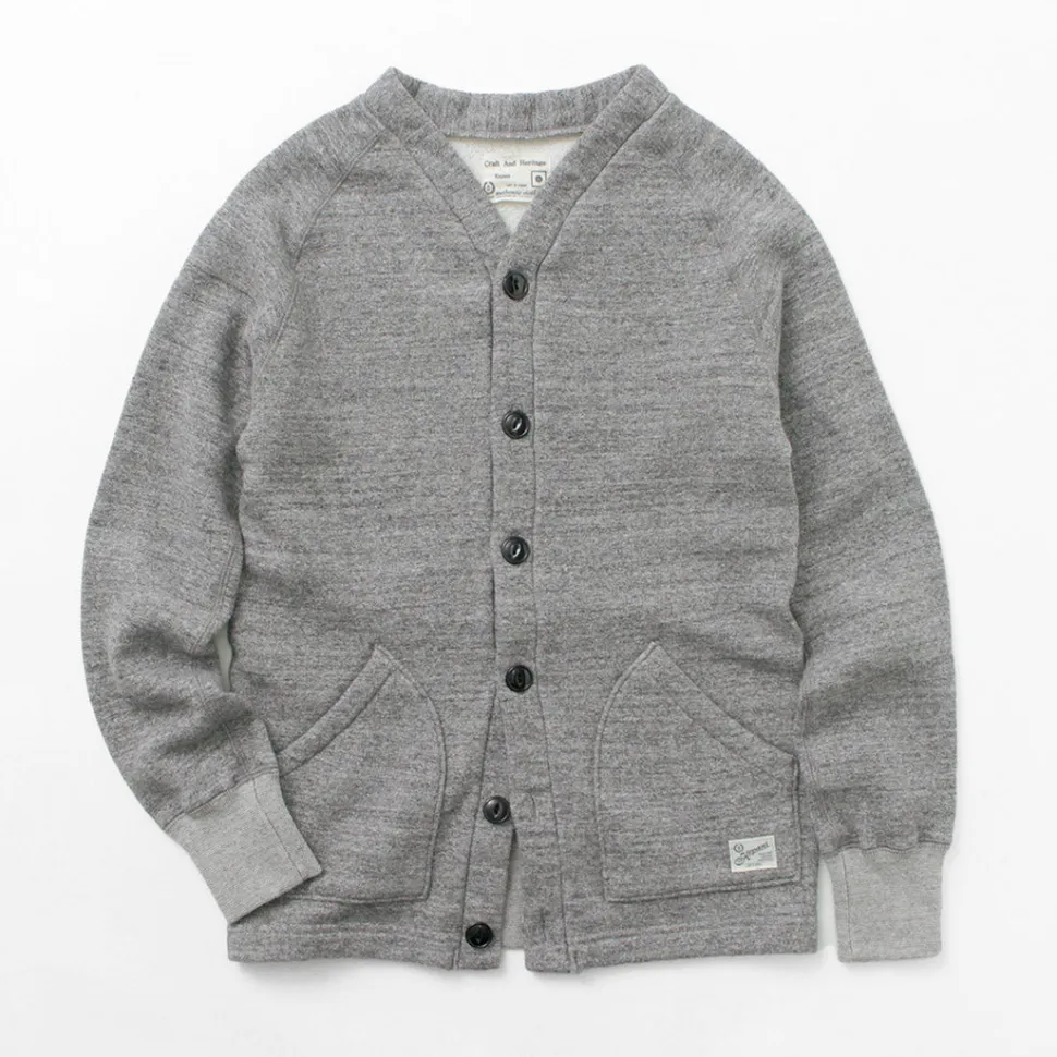 KEPANI / Sunset 2 Raffy brushed-lining sweatshirt cardigan