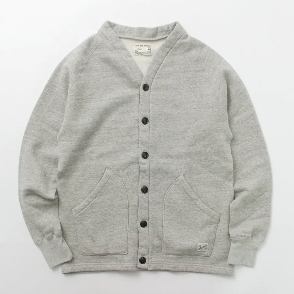 KEPANI / Sunset 2 Raffy brushed-lining sweatshirt cardigan